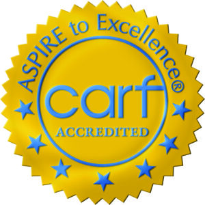 CARF accredited logo