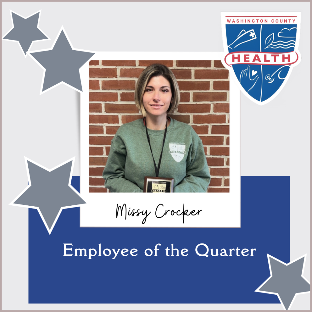 Health Department Names First Employee of the Quarter for 2026